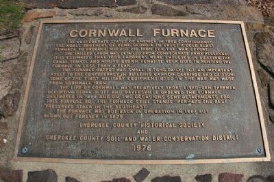 Cornwall Furnace Marker. Click for full size. Cornwall Furnace Marker image. Click for full size.
