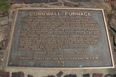Cornwall Furnace Marker image. Click for full size.