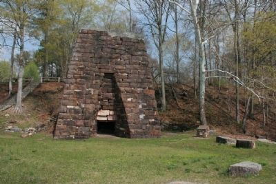 Cornwall Furnace and Marker on the right. Click for full size. Cornwall Furnace and Marker on the right image. Click for full size.