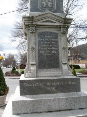 Kent Soldiers' Monument. Click for full size. Kent Soldiers' Monument image. Click for full size.
