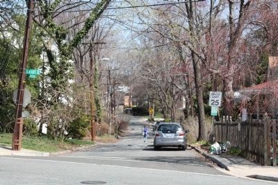 View of Grant Road from the Marker. Click for full size. View of Grant Road from the Marker image. Click for full size.