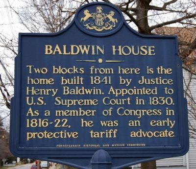 Baldwin House Marker image. Click for full size.
