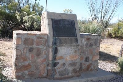 Fort Huachuca Marker. Click for full size. Fort Huachuca Marker image. Click for full size.