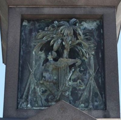 Irish Volunteers Marker, Bas Relief detail image. Click for full size.