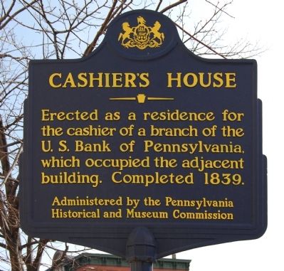 Cashier's House Marker. Click for full size. Cashier's House Marker image. Click for full size.