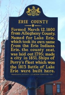 Erie County Marker image. Click for full size.