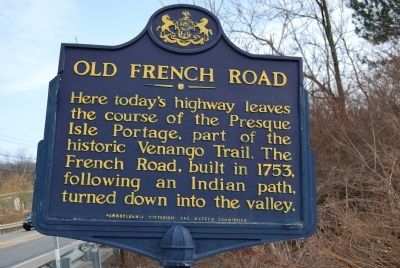 Old French Road Marker image. Click for full size.