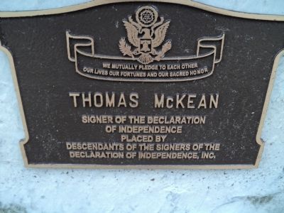 Thomas McKean Marker image. Click for full size.