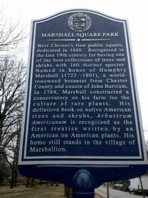 Marshall Square Park Marker image. Click for full size.