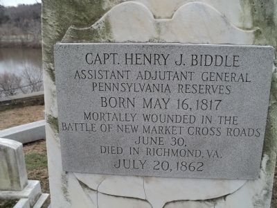 Capt. Henry J. Biddle Marker image. Click for full size.