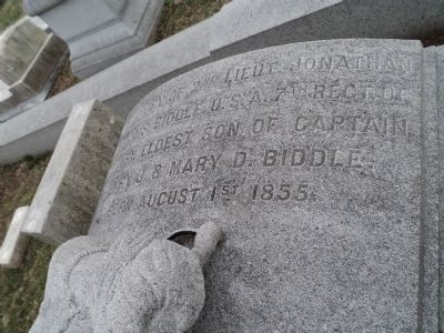 2nd Lieut. Jonathan Williams Biddle Marker image. Click for full size.