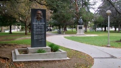 William Saroyan Monument image. Click for full size.