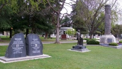 Honoring the Ex-Braceros and Their Contributions Monument. Click for full size. Honoring the Ex-Braceros and Their Contributions Monument image. Click for full size.