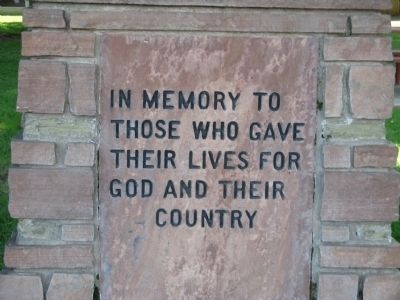 Modesto War Memorial Marker image. Click for full size.