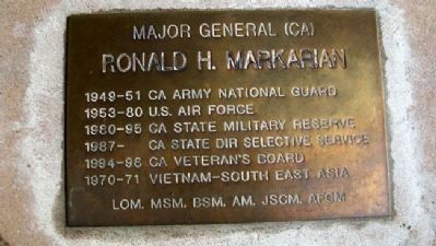 Maj Gen Ronald H. Markarian, CA State Mil Res image. Click for full size.