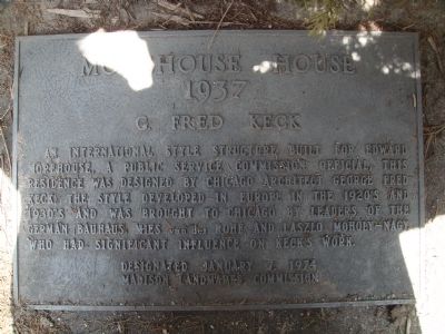 Morehouse House Marker. Click for full size. Morehouse House Marker image. Click for full size.