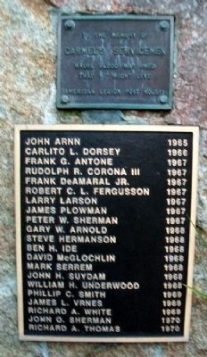 Vietnam War Memorial Markers. Click for full size. Vietnam War Memorial Markers image. Click for full size.