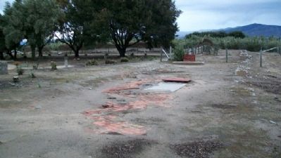 Site of Original Church. Click for full size. Site of Original Church image. Click for full size.