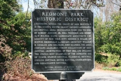 Redmont Park Historic District Marker image. Click for full size.
