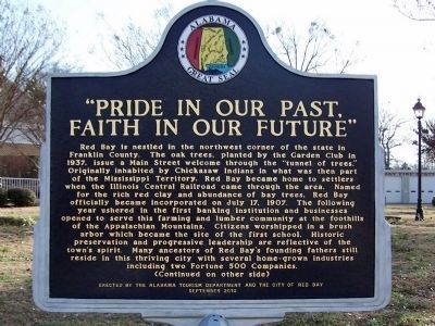 Pride in Our Past, Faith in Our Future Marker - Side A. Click for full size. Pride in Our Past, Faith in Our Future Marker - Side A image. Click for full size.