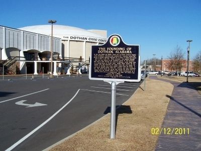 The Founding of Dothan, Alabama Marker image. Click for full size.