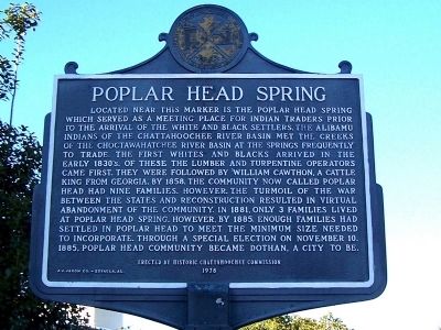 Poplar Head Spring Marker image. Click for full size.