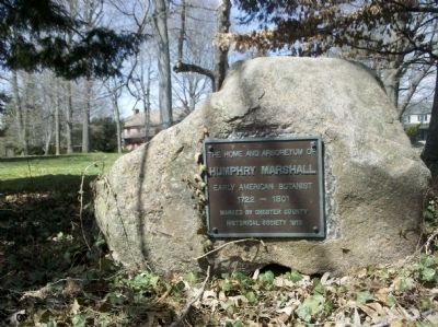 The Home and Arboretum of Humphry Marshall Marker image. Click for full size.