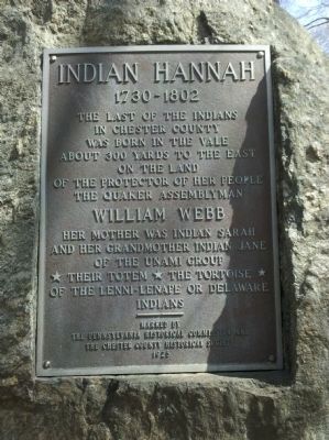 Indian Hannah Birthplace Marker image. Click for full size.