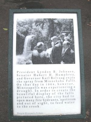 President Lyndon B. Johnson Marker image. Click for full size.