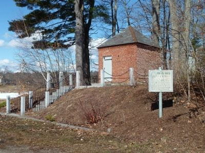 Powder House with Marker image. Click for full size.