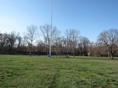 P.O. Box 1142 Marker and Flagpole image. Click for full size.