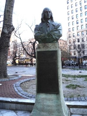 Bust of Peter Stuyvesant image. Click for full size.