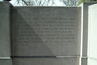 Back Left Inscription image. Click for full size.