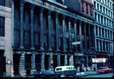 Colonnade Row in 1966 image. Click for full size.