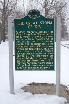 The Great Storm of 1913 Marker image. Click for full size.