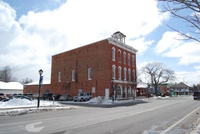 Old Town Hall & Masonic Temple Marker. Click for full size. Old Town Hall & Masonic Temple Marker image. Click for full size.