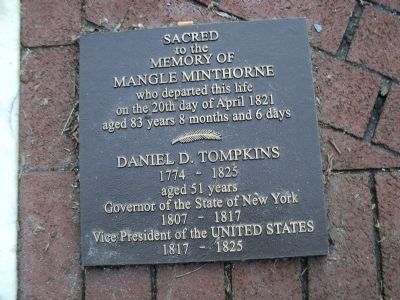 Daniel D. Tompkins Grave Marker image. Click for full size.