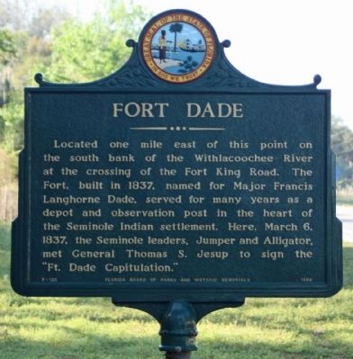 Fort Dade Marker image. Click for full size.