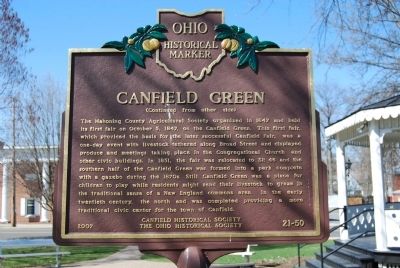 Canfield Green Marker. Click for full size. Canfield Green Marker image. Click for full size.
