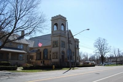 Canfield Congregational Church Marker. Click for full size. Canfield Congregational Church Marker image. Click for full size.
