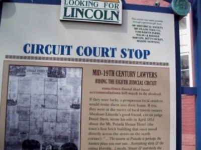 Looking For Lincoln Marker image. Click for full size.