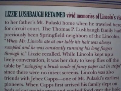 Looking For Lincoln Marker image. Click for full size.