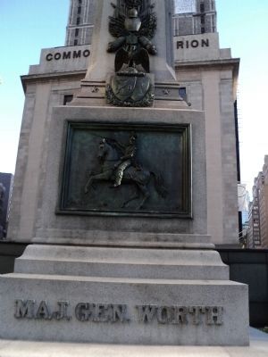 Front of Maj. Gen. Worth Monument image. Click for full size.