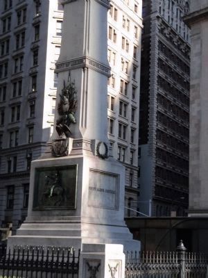 Gen. Worth Monument (Front and Right) image. Click for full size.