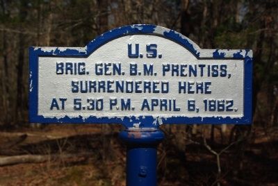 Prentiss Surrender Site Marker. Click for full size. Prentiss Surrender Site Marker image. Click for full size.