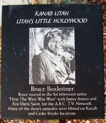 Bruce Boxleitner Marker. Click for full size. Bruce Boxleitner Marker image. Click for full size.