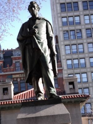 Closeup of Abraham Lincoln Statue. Click for full size. Closeup of Abraham Lincoln Statue image. Click for full size.