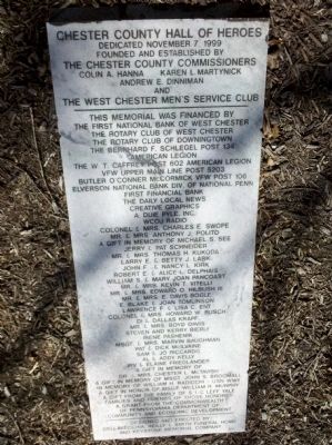 Donors that made this Marker Possible image. Click for full size.