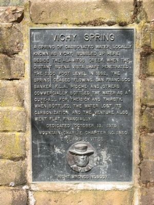 Vichy Springs Marker image. Click for full size.