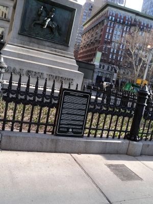 Marker in Worth Square. Click for full size. Marker in Worth Square image. Click for full size.